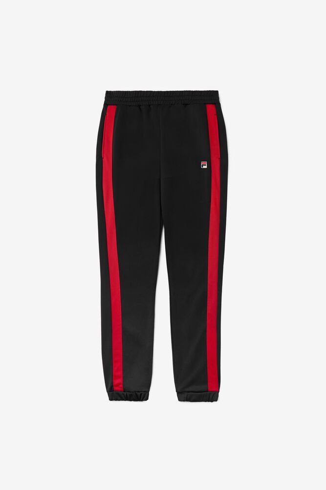 Fila Pants Mens Black Renzo - Ireland 01329-OETC